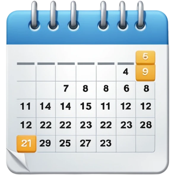 calendar emoji emoji