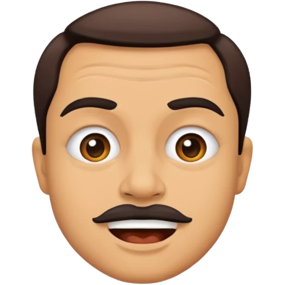 caricature style paint emoji