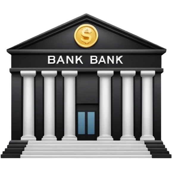 Emoji de banco estilo iOS OSEA UN BANCO, LA ESTRUCTURA NO UNA CARA emoji