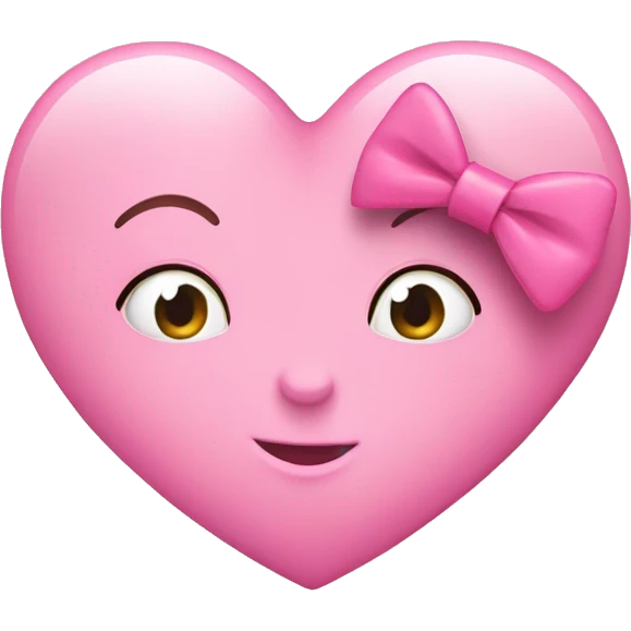 Name “Rosalie” in a pink heart with a bow emoji