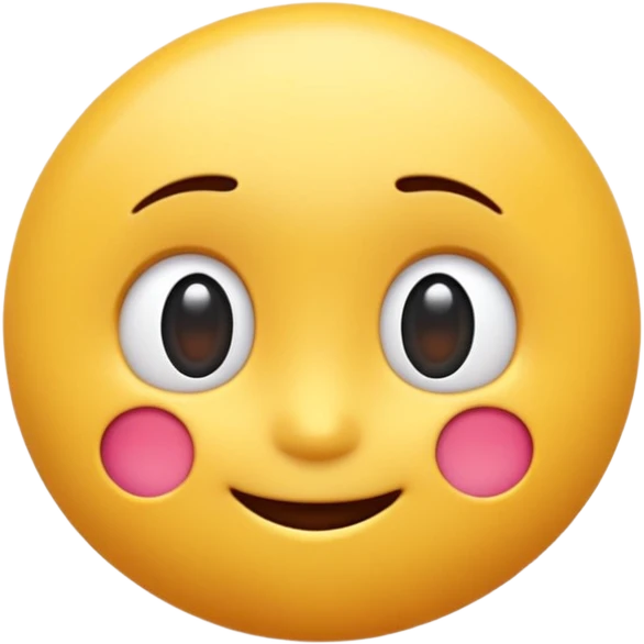 “A high-quality 3D emoji, smooth glossy texture, vibrant blur color, soft studio lighting, realistic reflections, rounded shape, cute expressive face, ultra-detailed, Pixar-style 3D render, isolated on white background, 4K resolution” emoji