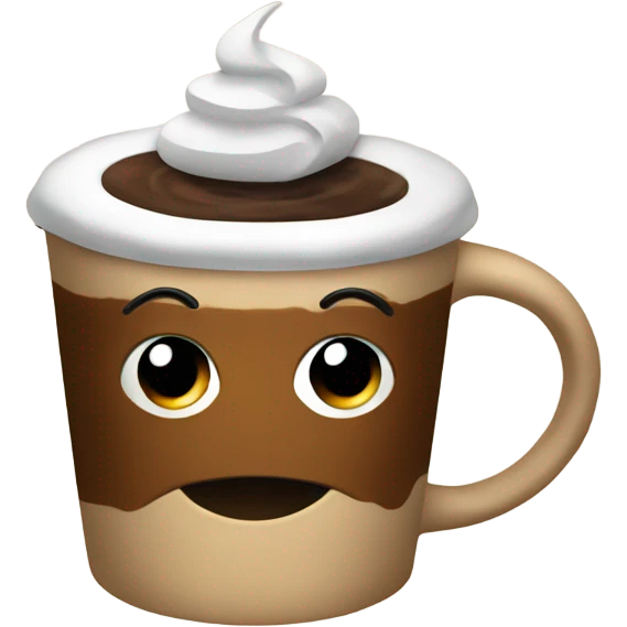 Holiday coffee emoji
