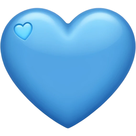 Blue heart emoji