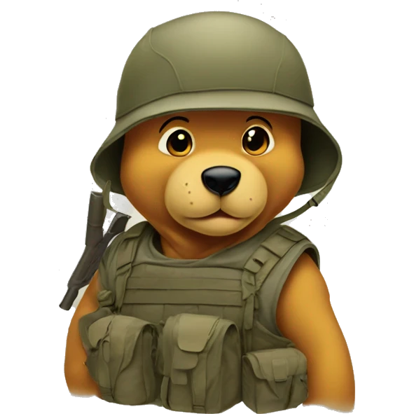 Tactical Winnie the Pooh emoji