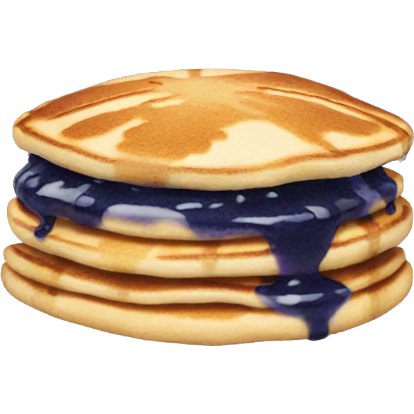 Blueberry pancakes  emoji