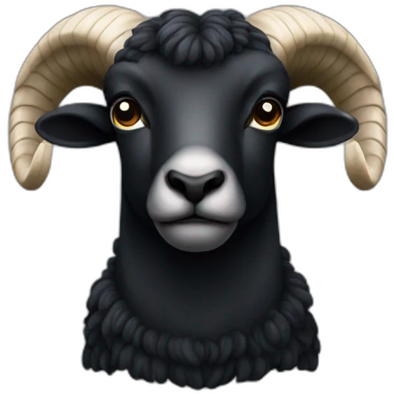 Ram negra emoji