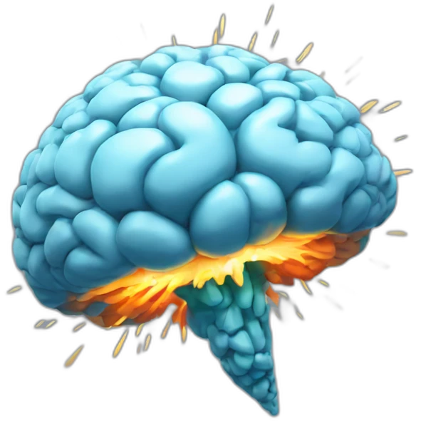 Brain explosion emoji