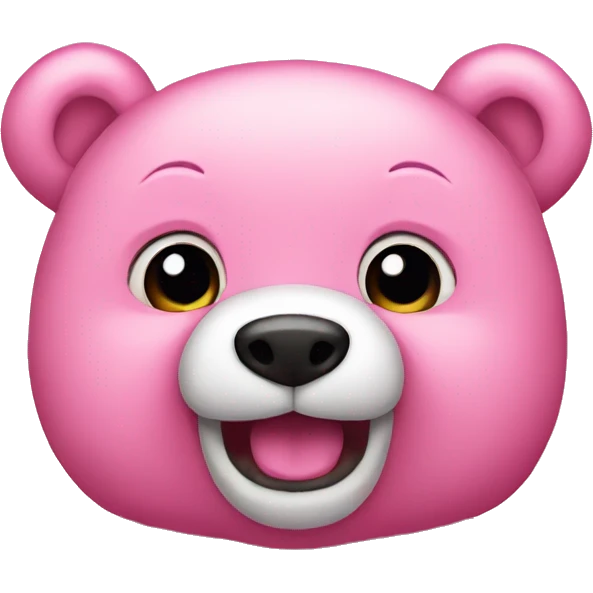 Pink teddy bear  emoji