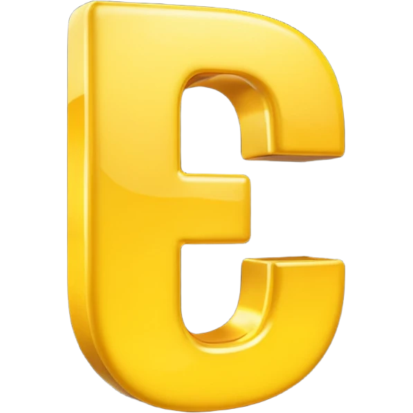 yellow letter D emoji emoji