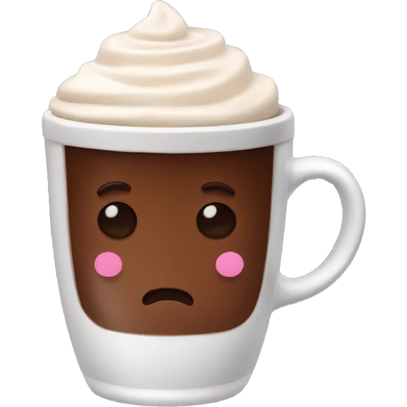 Hot chocolate emoji