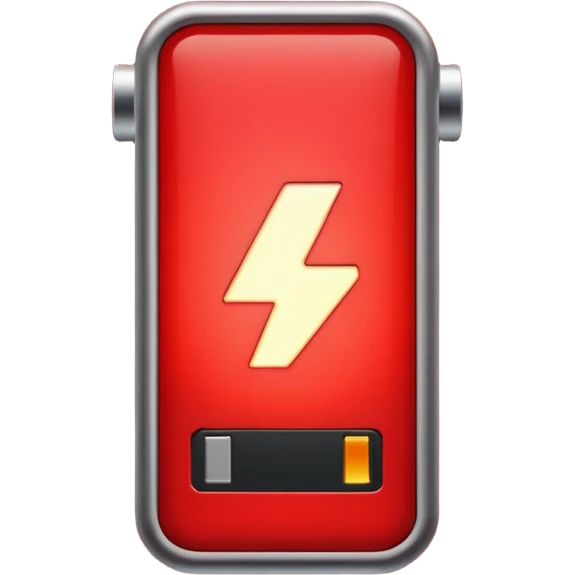 Low Battery sign emoji