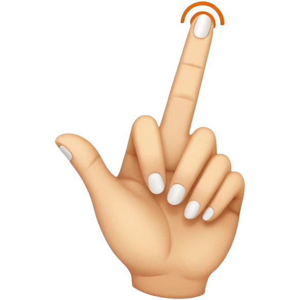 Clicker icon with hand cursor for Roblox game emoji