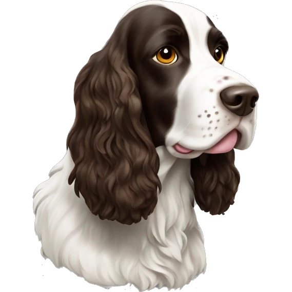 English springer spaniel emoji