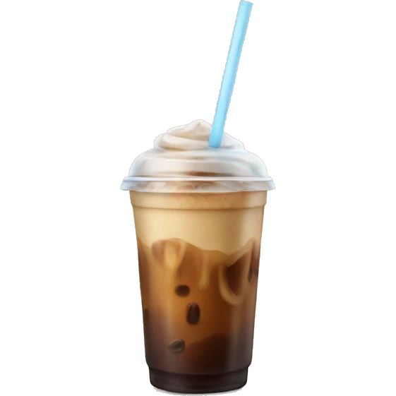 Iced coffee  emoji