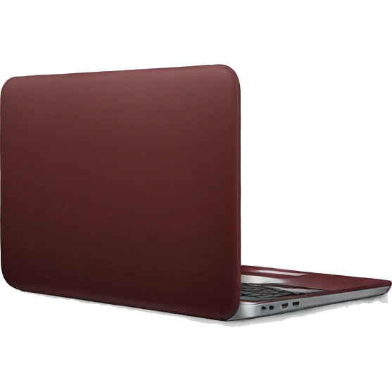 Dark red laptop emoji