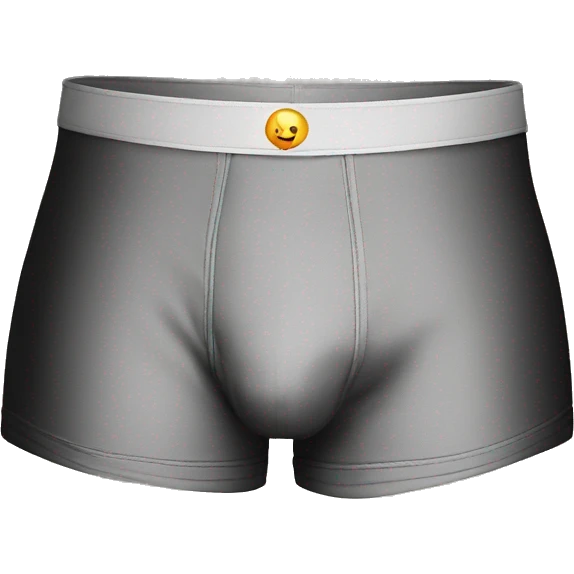 boxers brief in black  emoji