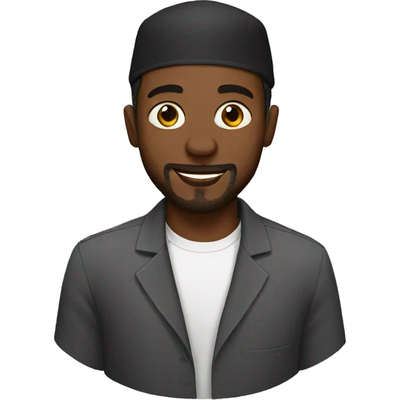Black Muslim man emoji
