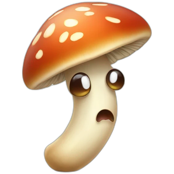 mushroom character crying  emoji