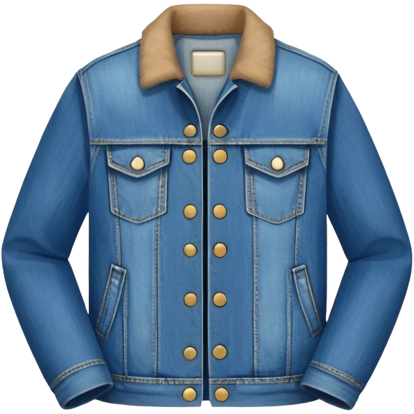 Blue jacket  emoji