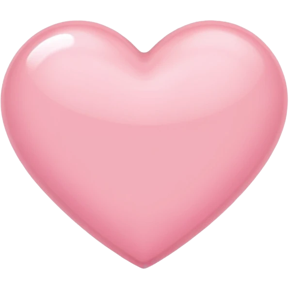 light pink heart emoji