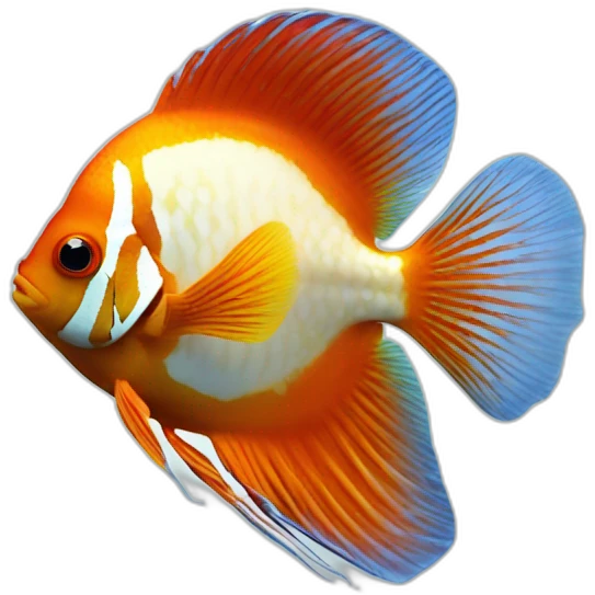 Discus fish emoji