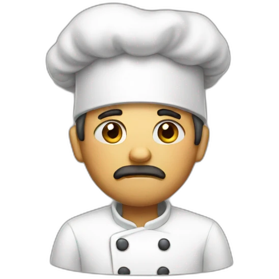 Sad Cook  emoji