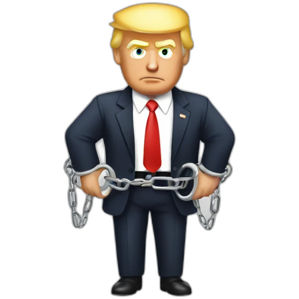 trump-in-handcuffs emoji
