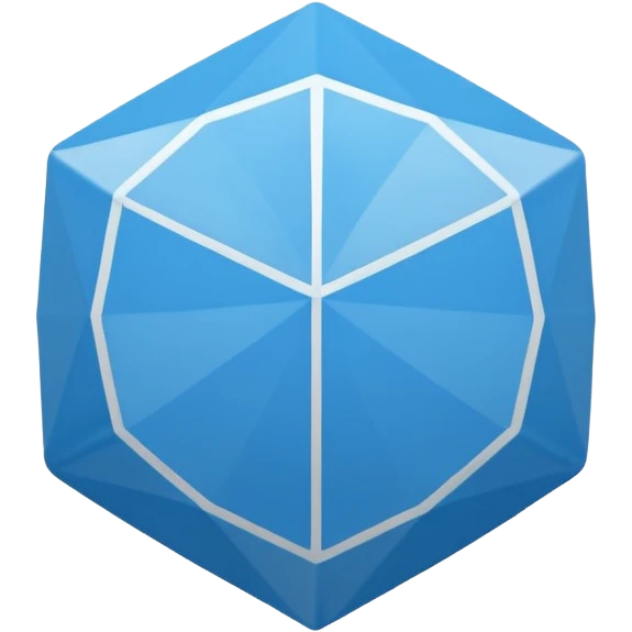 Centang biru segi 12 emoji