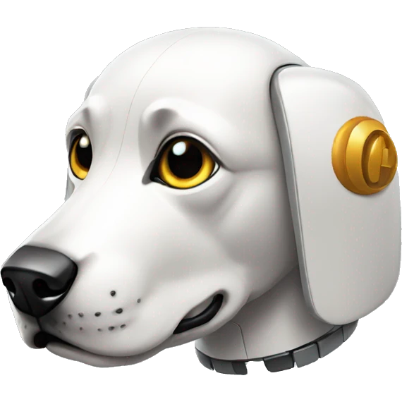 Robot dog emoji