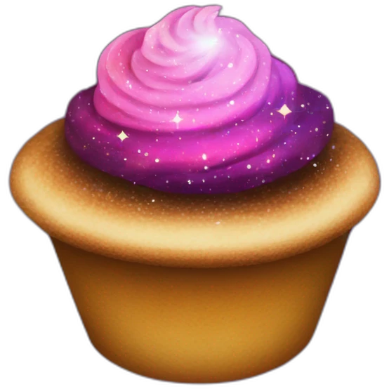 galaxy cupake emoji