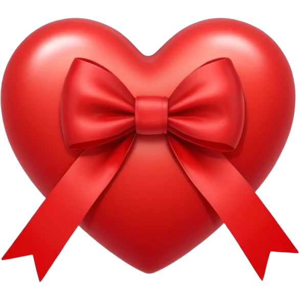 heart with bow emoji