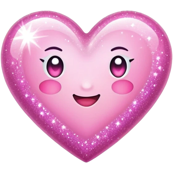 Sparkle bink heart  emoji