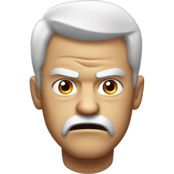 
angry man emoji