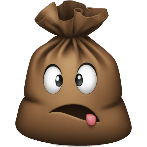 Poop bag emoji