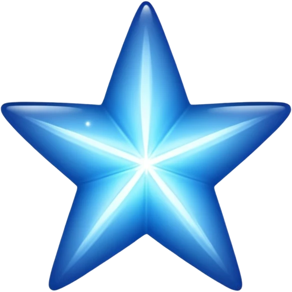 Blue star emoji