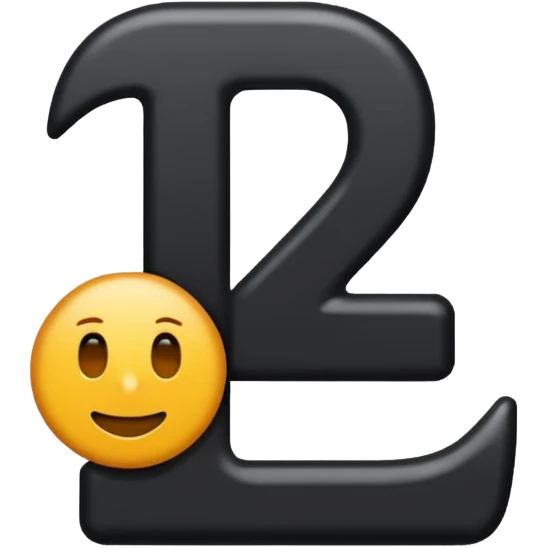 number 1 purple background and black writting emoji