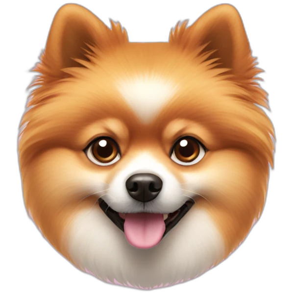 Dog Pomeranian spitz emoji