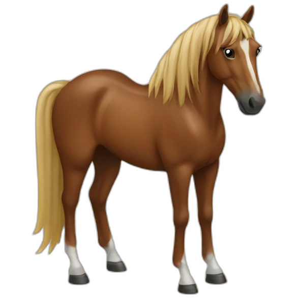 horse coffee emoji