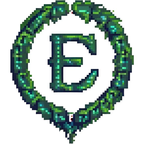 a custom emoji that combines the π (pi) math symbol, binary code, and a magical cloud or digital mist emerging from it. emoji