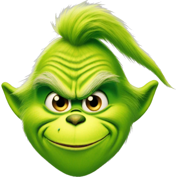 The grinch emoji