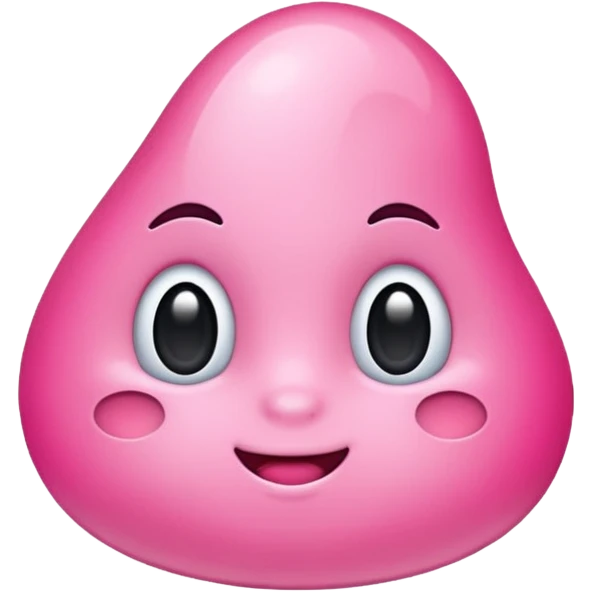 Cute pink emoji