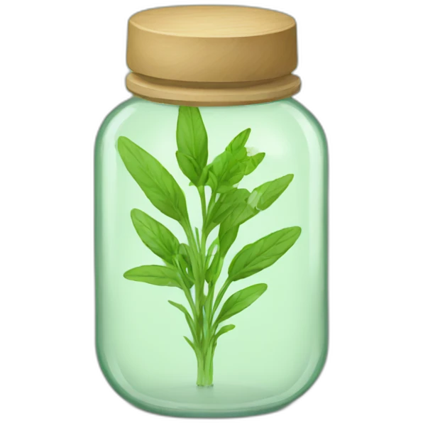herbs in jar emoji