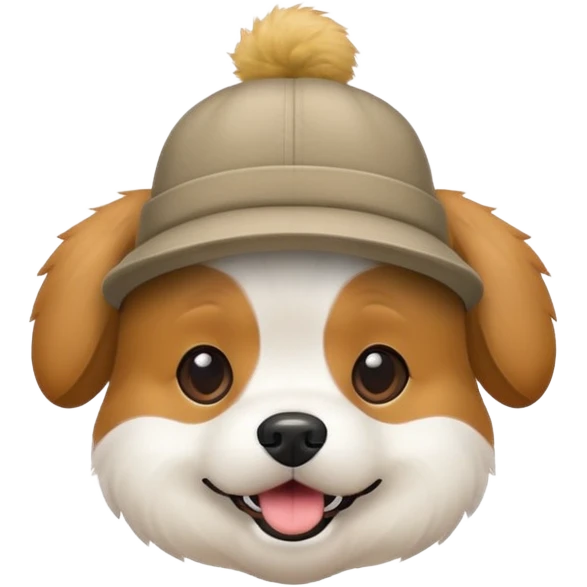 dog hat emoji