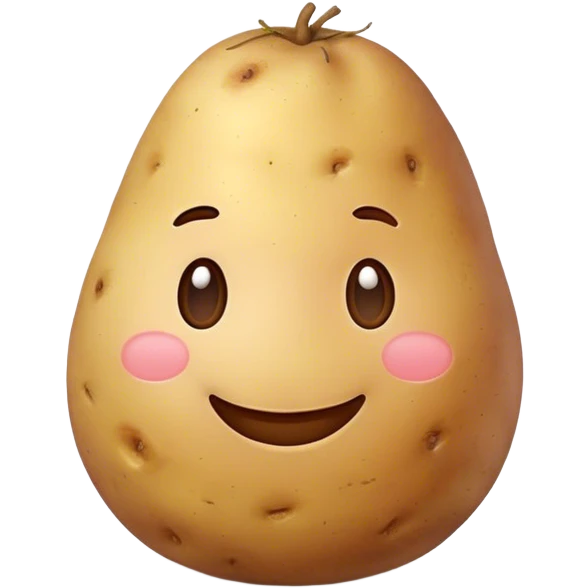 Generate a smiling emoji of potatao emoji