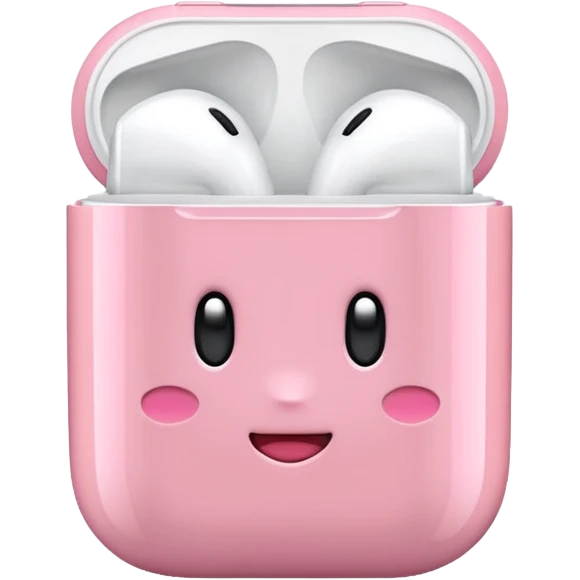 Kirby Airpods emoji