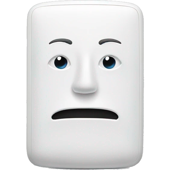 white Ereader emoji