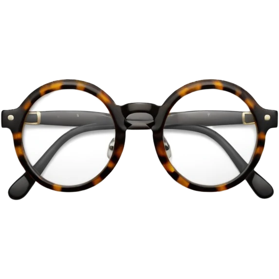 Retro eyeglasses emoji