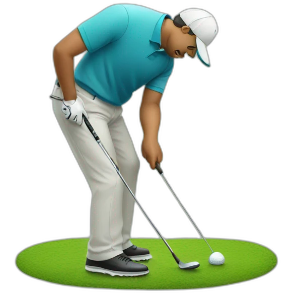 bad at golfing emoji