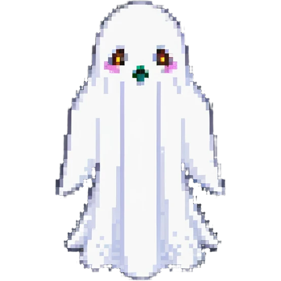 floating ghost emoji