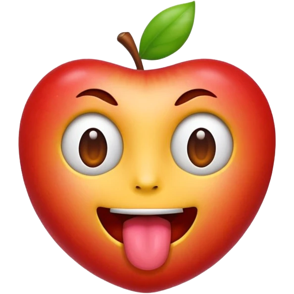 apple style emoji, X’s for eyes, tongue sticking out  emoji